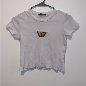 Brandy Melville Butterfly Tee